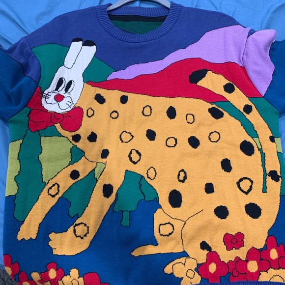 Colorful designed sweater - Picture 2 of 4